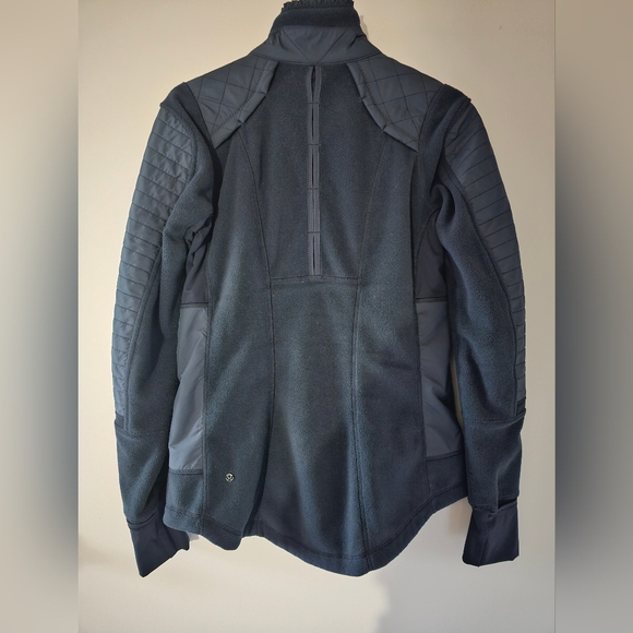 Lululemon Fleece Jacket Navy Blue Color - Picture 2 of 10